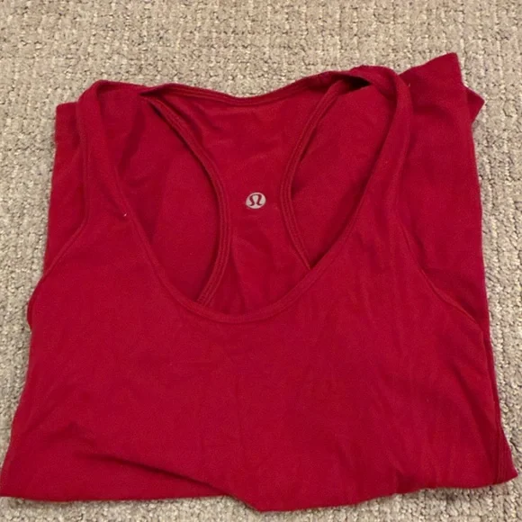 Lululemon Athletica Vibrant Red Tank Top - Picture 3 of 3